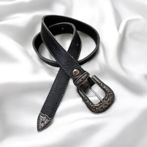 CINTURON HEBILLA JARDINERA PLATEADA